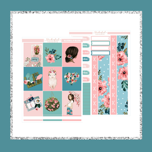 Bluebell an Blush/deco kit