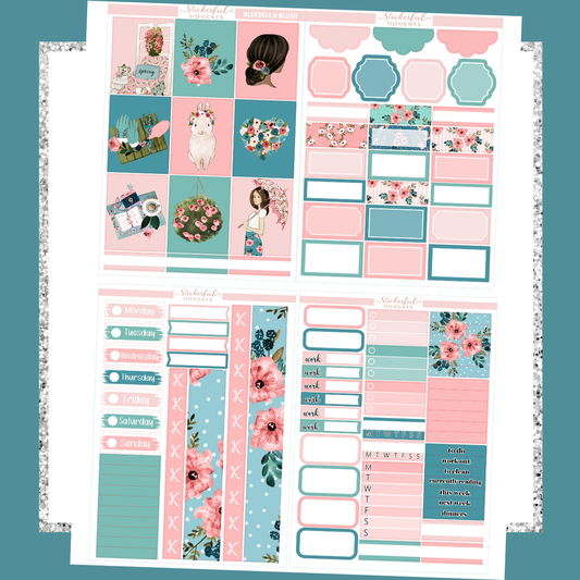 Bluebell an Blush/deco kit